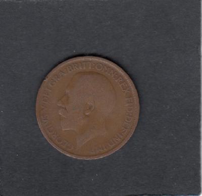 Beschrijving: 1/2 Penny GEORGIUS V  